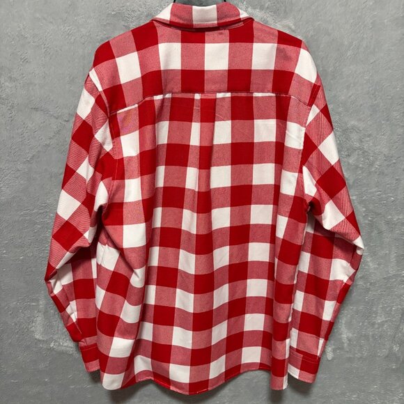 Dixxon Flannel Shirt The Otto Mens 2XL Red Plaid Long Sleeve Button Down - Picture 5 of 10